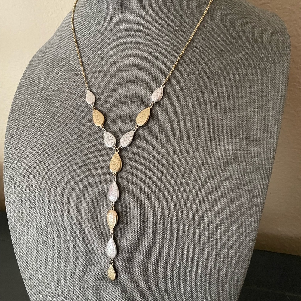 Lucky Brand Mixed Metal Necklace